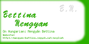 bettina mengyan business card