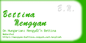 bettina mengyan business card